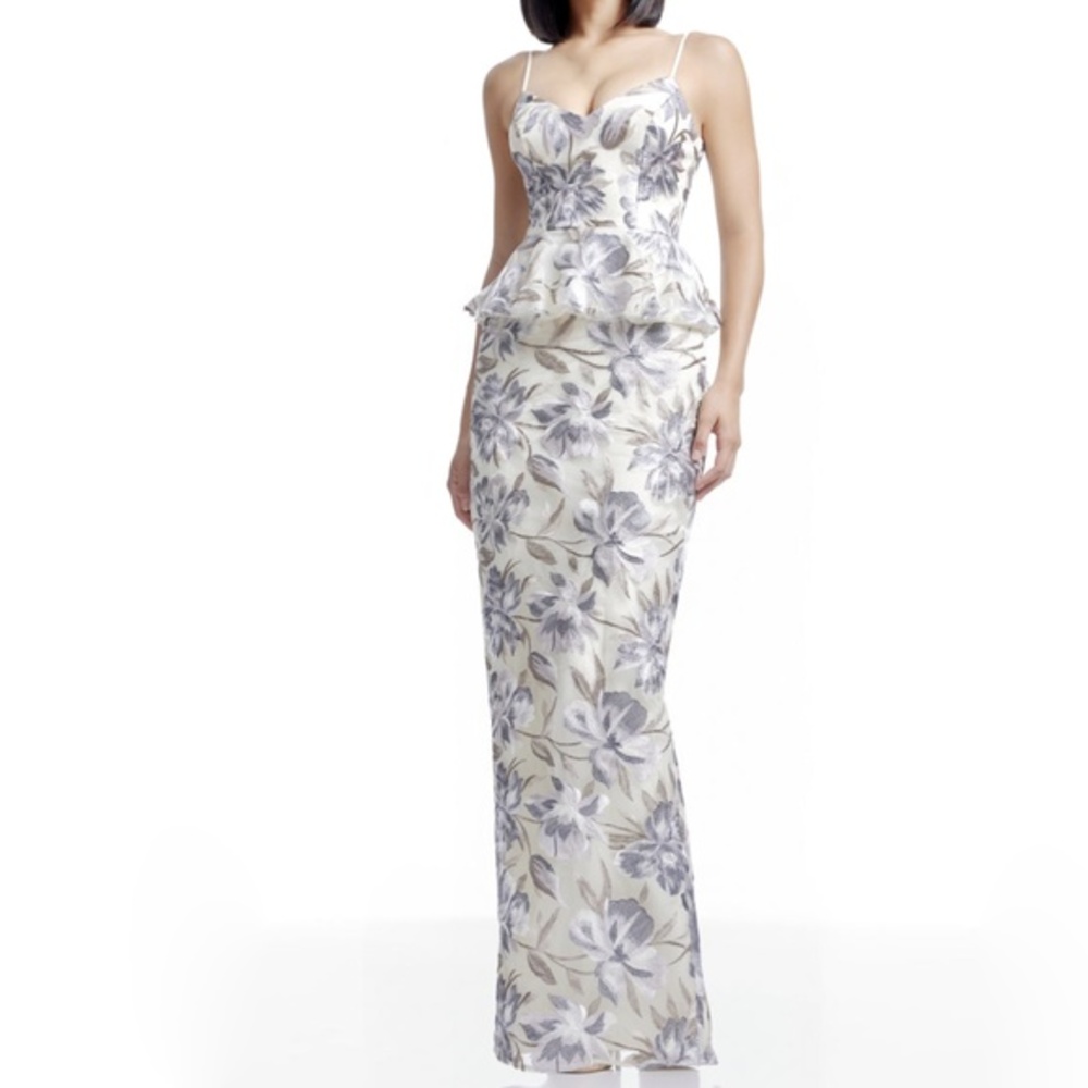 Dress The‎ Population - Akiah Embroidered Gown